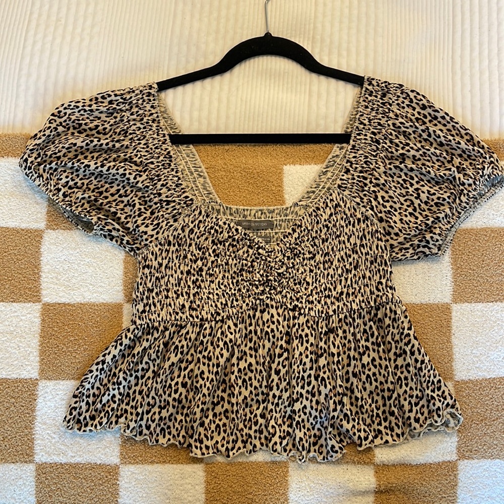 Urban outfitters cheetah top